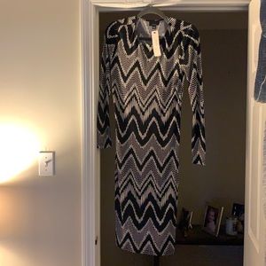 Lumiere Black and White Dress